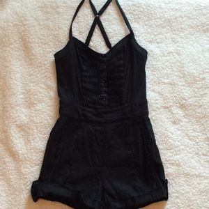 Bebe Linen Romper